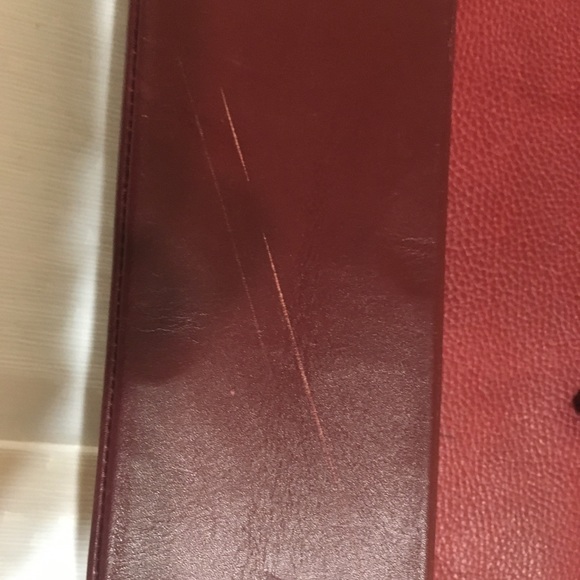 Must De Cartier Paris Maroon/Wine Leather Bag - Picture 8 of 8